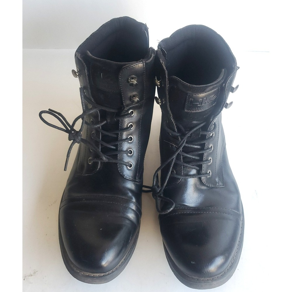 Hawke & Co Black Bowery Memory Foam Insole Chukka Boots Lace-Up Mens 11